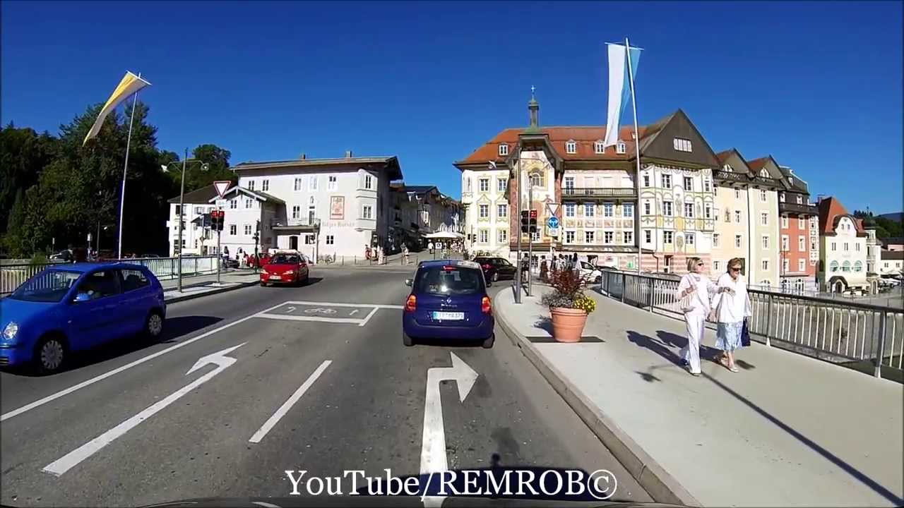 Driving From Sindelsdorf To Bad Tölz Germany
