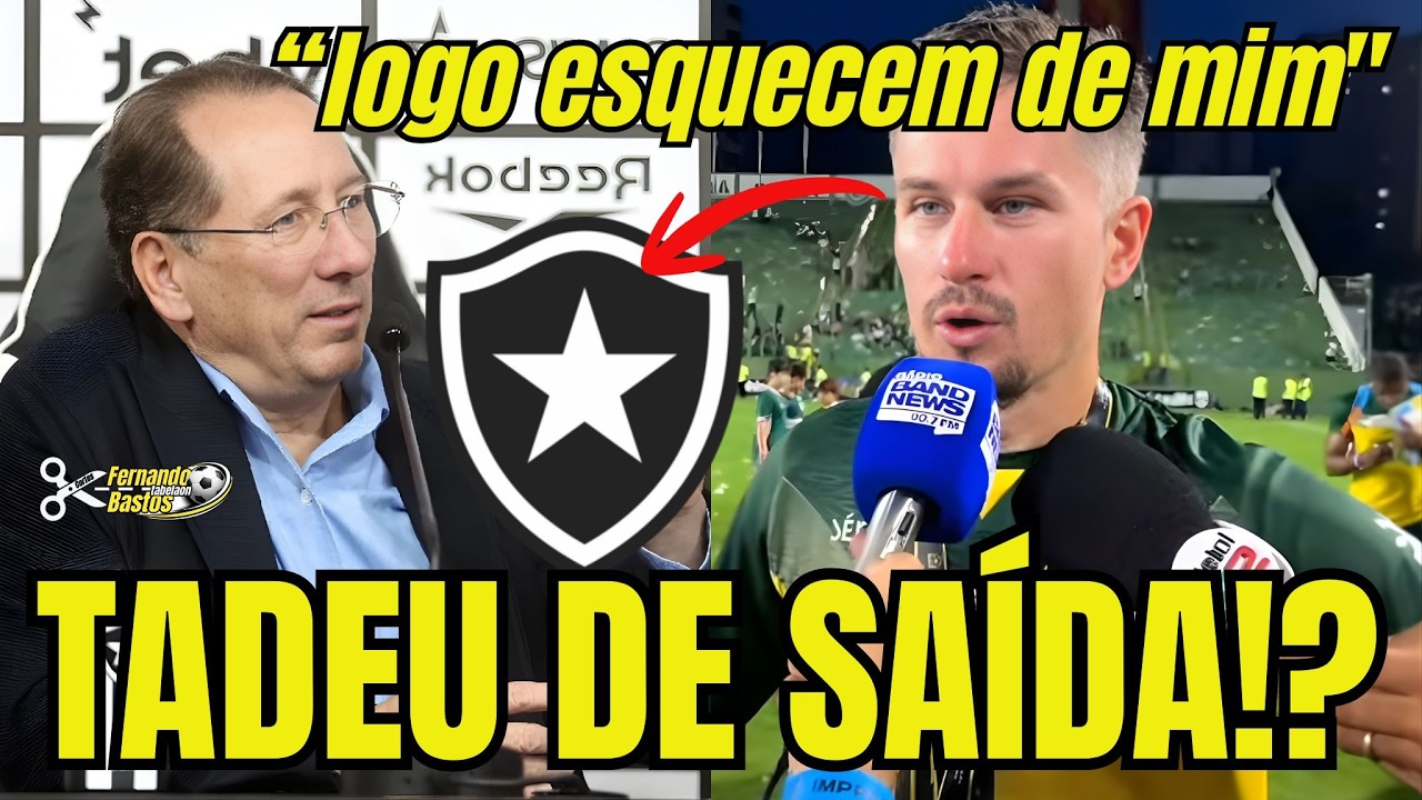 😯TADEU DESABAFA E FALA SOBRE FUTURO NO GOIÁS APÓS TÍTULO GOIANO!