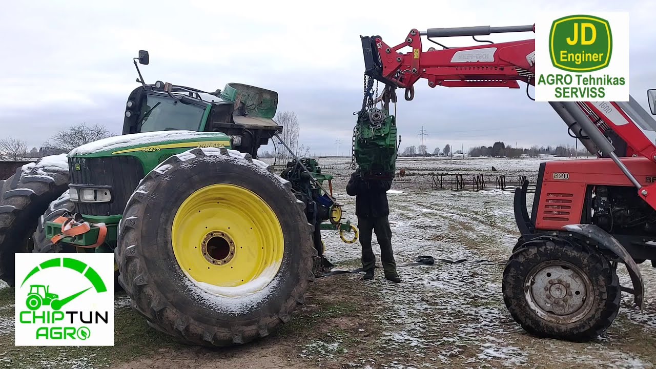 ✅ John Deere 6920 AutoPower ZF Gearbox installation