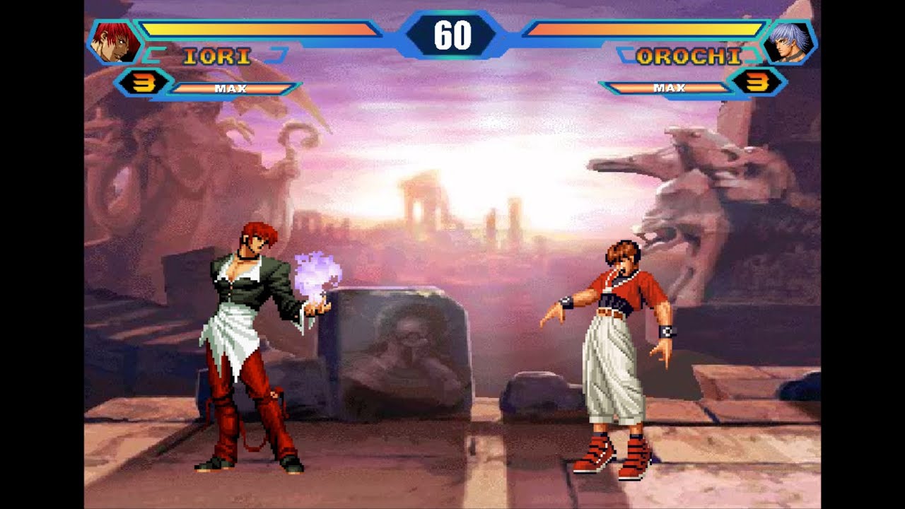 [KOF WING 1.3] Walkthrough Iori Full Gameplay in CPU Level 5