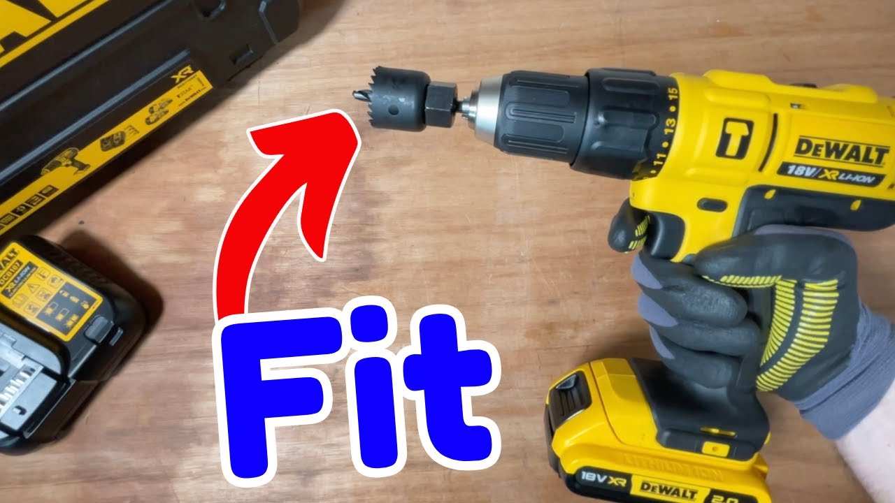 How To Attach a Hole Saw to a DeWALT Drill (Step-by-Step Guide)