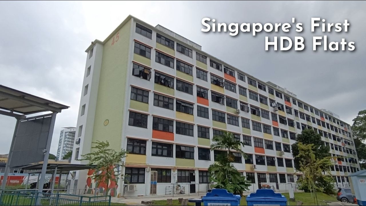 I visited Singapore's First HDB Flats! 🏢