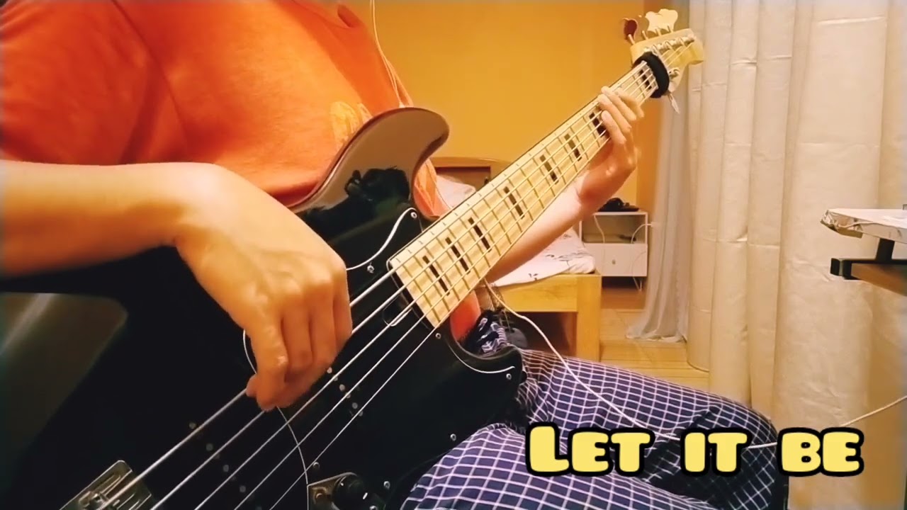 Let It Be - Acoustic Reggae Version / The Beatles / Matt Hylom Vocal (bass cover)