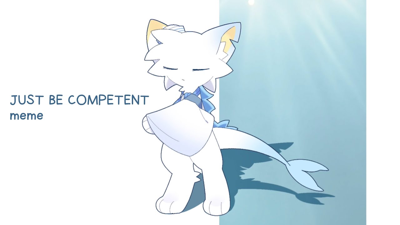JUST BE COMPETENT meme