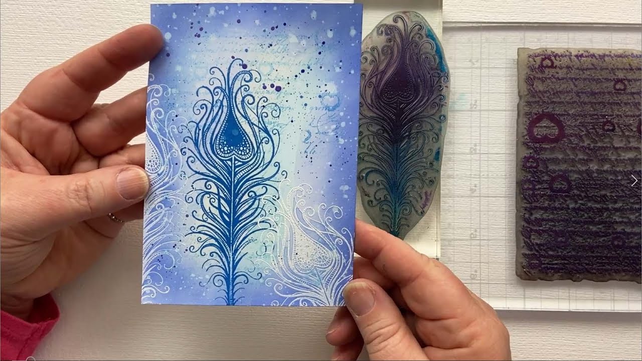 Birthday Flourish by Karen Telfer - A Lavinia Stamps Tutorial