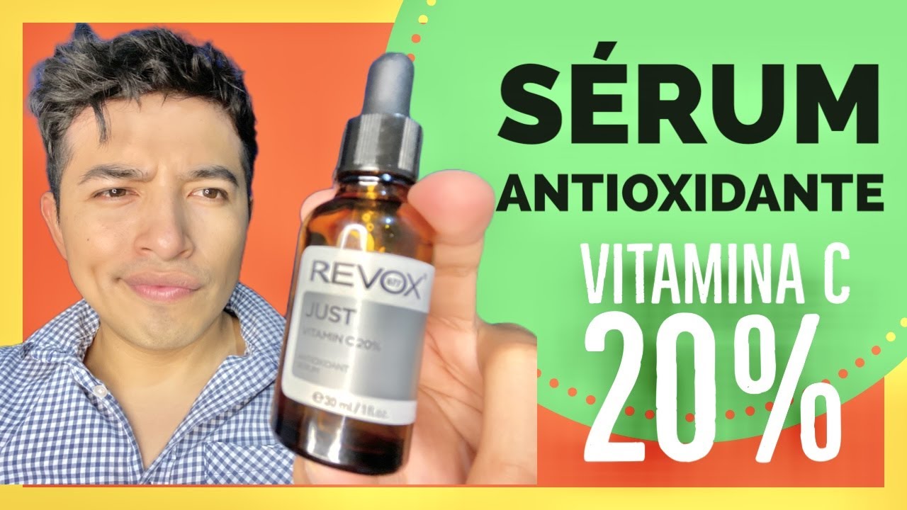 REVOX SÉRUM ANTIOXIDANTE DE VITAMINA C AL 20% ¿En verdad vale la pena? RESEÑA DETALLADA Erick Ortega