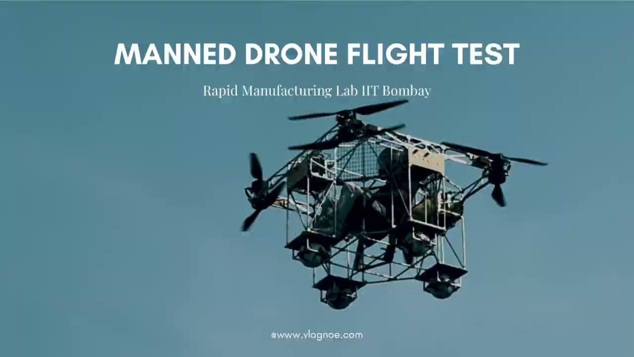 Flying into the Future with India's first Manned Drone at IIT Bombay  @rmlabiitbombay6175