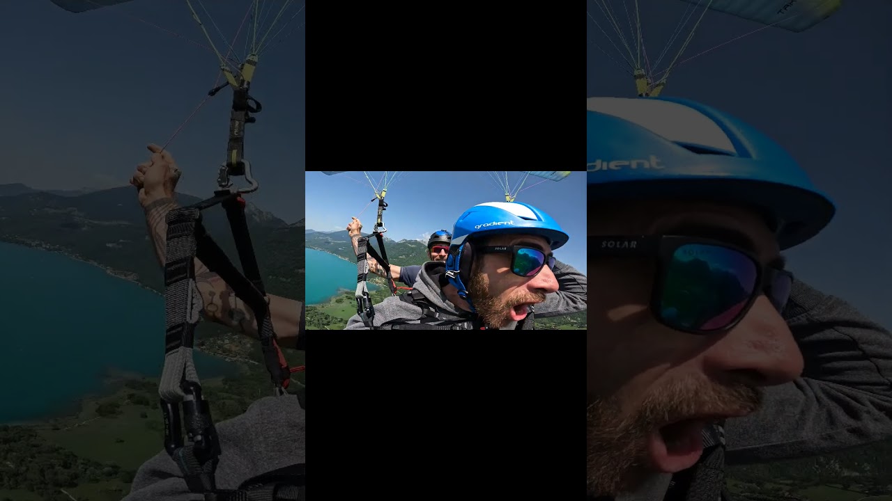 Acrobaties en parapente (j'étais pas prêt) 