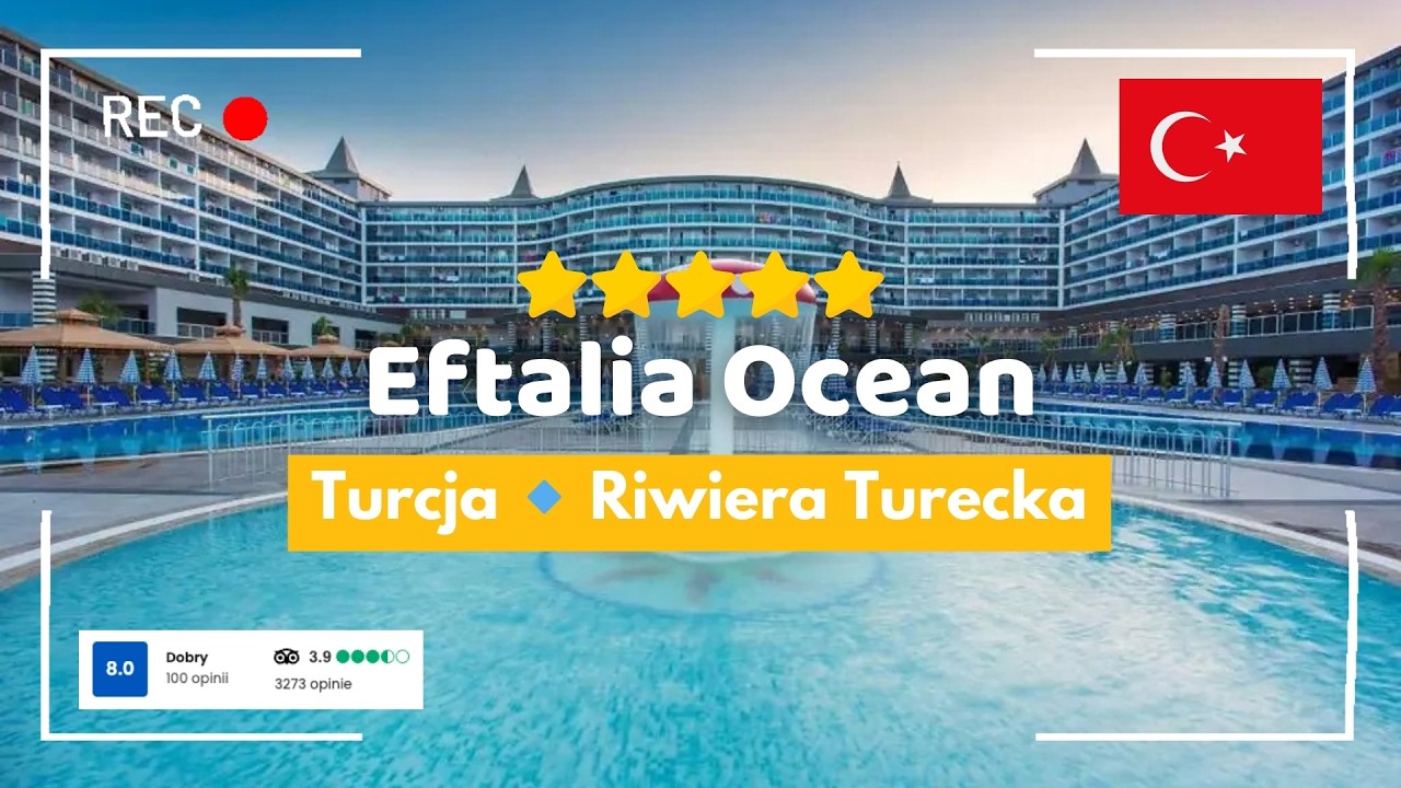 🇹🇷 Eftalia Ocean 5* – aquapark, Eftalia Island i plaża – Alanya, Turcja #wakacje #turcja #Alanya