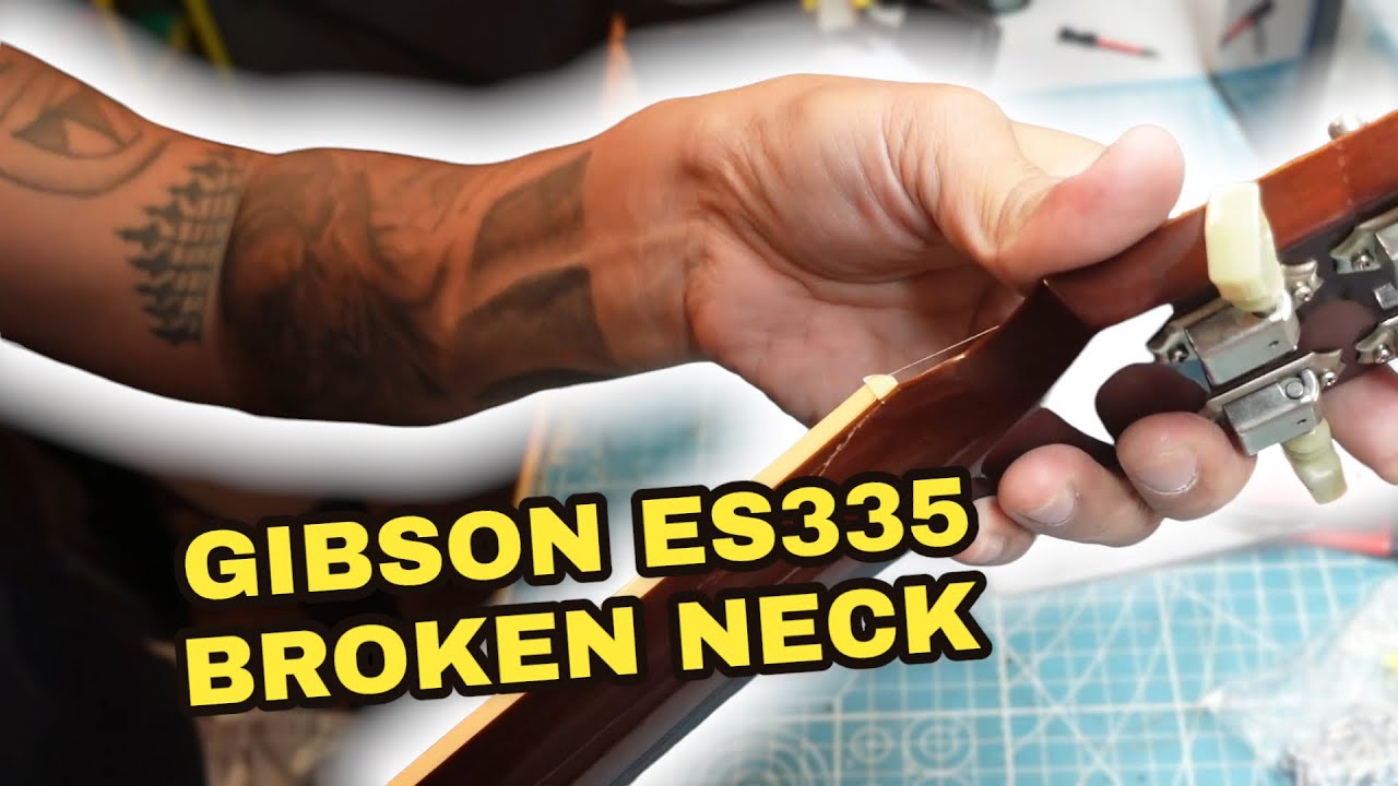 Broken Neck of Gibson ES335