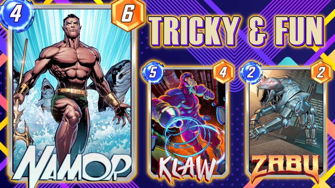 JEFF HOOGLAND's NAMOR DECK - STRONG & TRICKY Marvel Snap