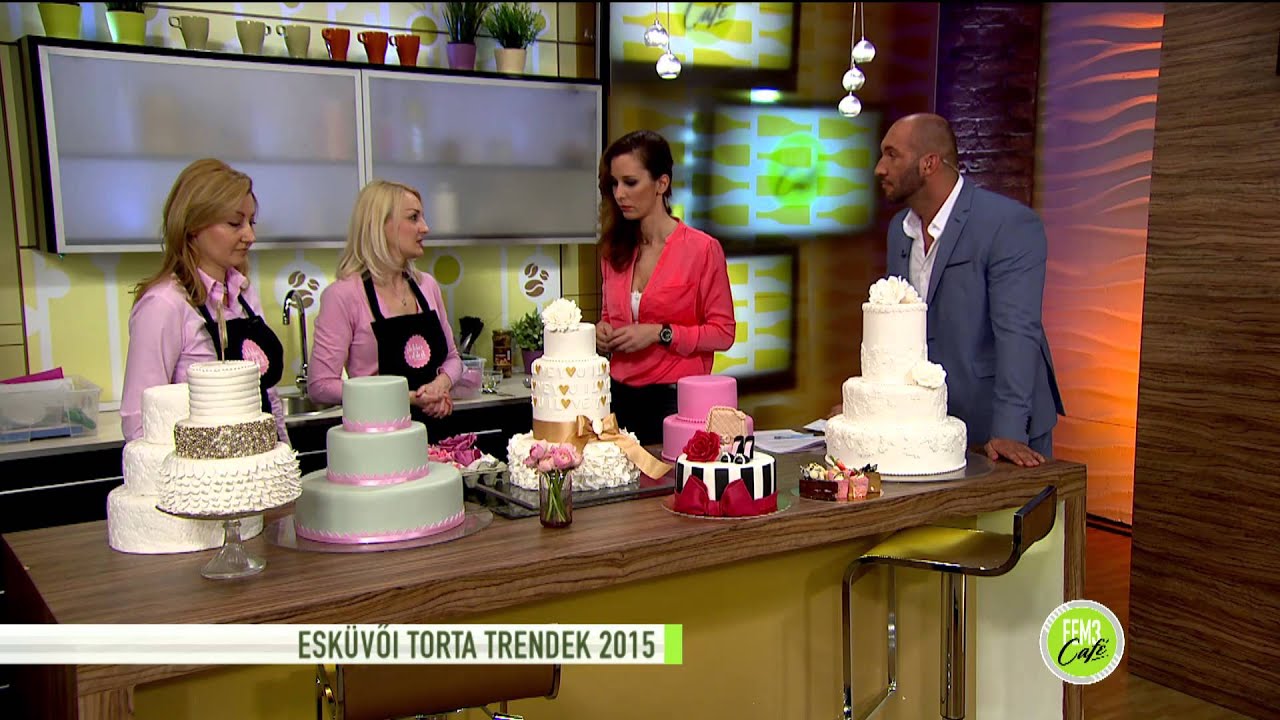 Esküvő torta a menyasszony ruhájához igazítva - 2015.02.20. - tv2.hu/fem3cafe