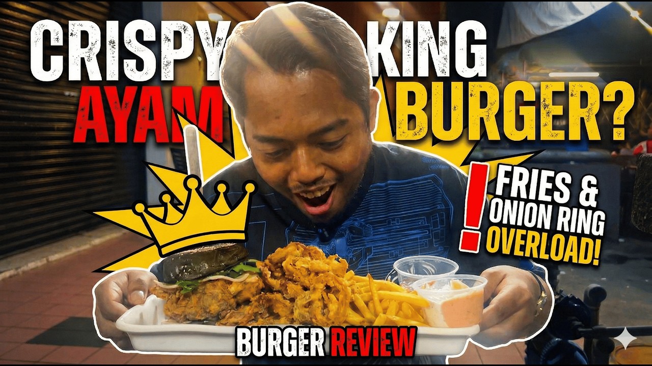 Crispy king ayam burger william corner final