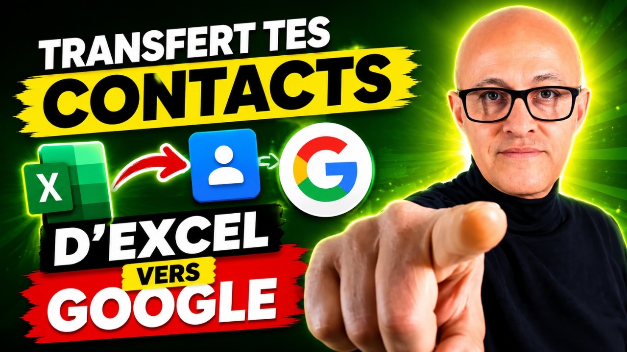 Contacts Google | L’astuce secrète depuis Excel ! 🔥