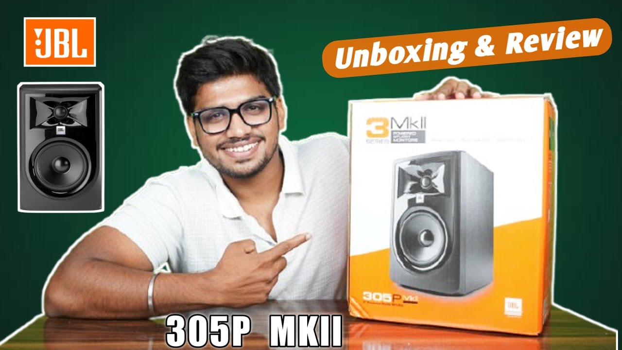 JBL 305P MKII Studio Monitors Unboxing & Review | Best Home Studio Monitors for Music Production 🔥