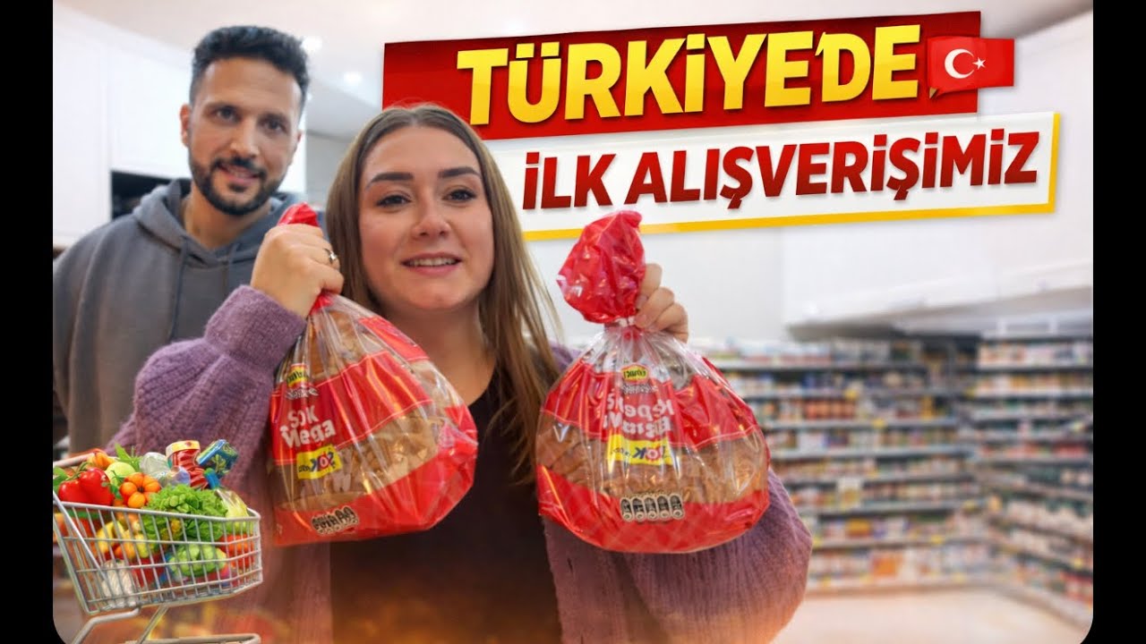 Türkiye’de İlk Market Alışverişimiz 🇹🇷 | Şubat 2026 Güncel Fiyatlar! Almanya’dan Sonra Şok 😳