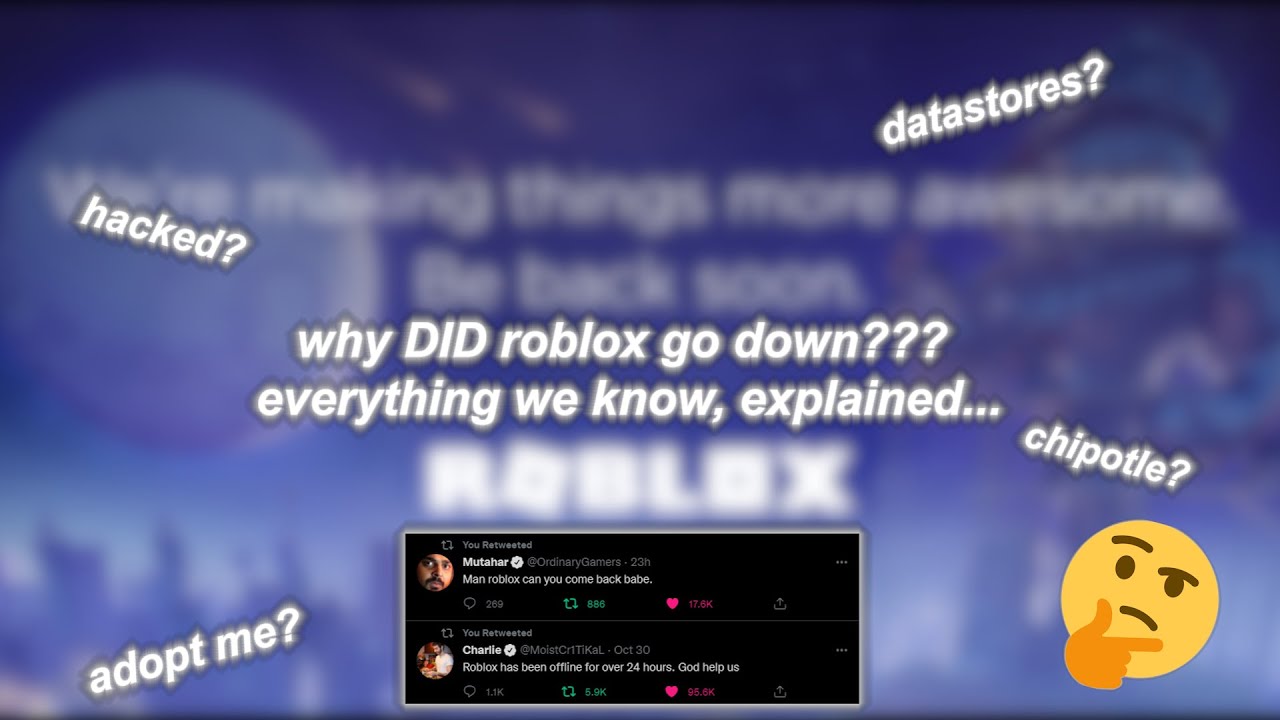 WHY did Roblox go down? | EVERYTHING we know about the three day Roblox server outage, explained...