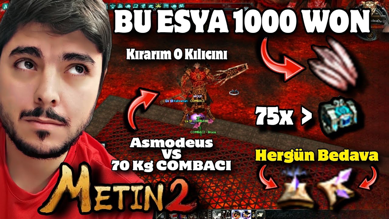 Bu Eşya 1000 Won Değerinde l 75 Adet Asmodeus Sandığı Açımı l Metin2 TR Ruby#198 #metin2 #metin2tr