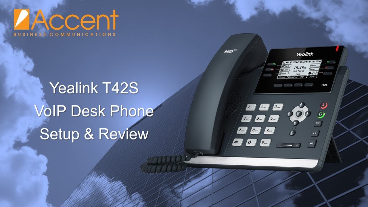 Yealink T42S Setup - VoIP Phone Review & Config