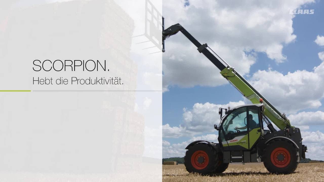 CLAAS SCORPION. Hebt die Produktivität.