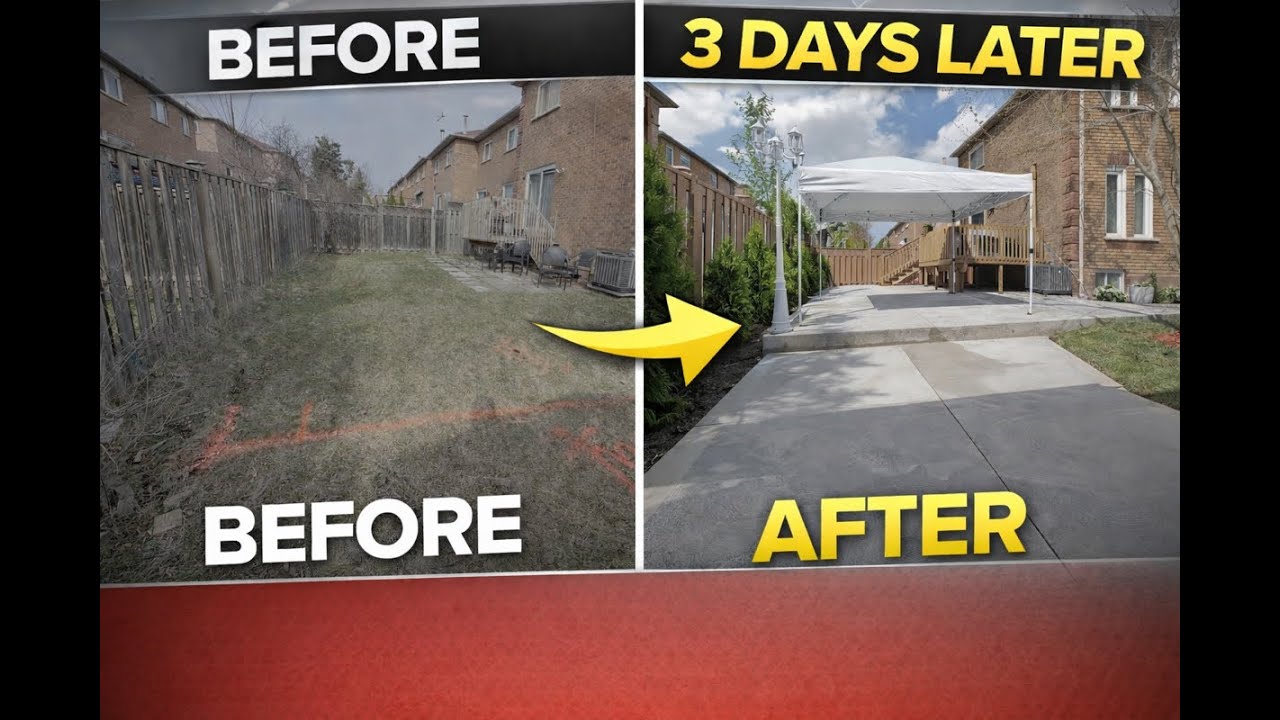 From THIS... to THIS. In just 3 days. Today I'm showing you exactly how we did it.