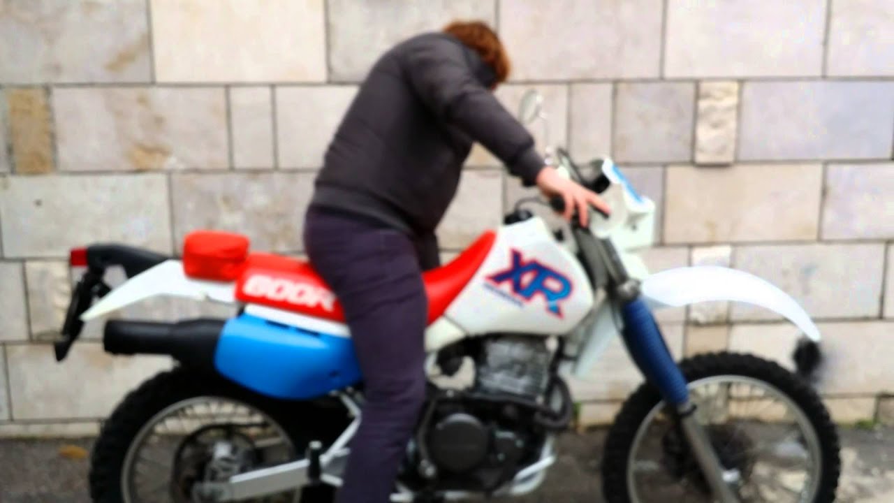 XR 600 accensione con carburatore originale!