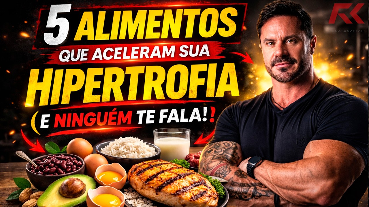 SE VOCÊ NÃO COME ISSO, ESQUECE GANHAR MASSA MUSCULAR! – MASTER CLASS RENATO CARIANI