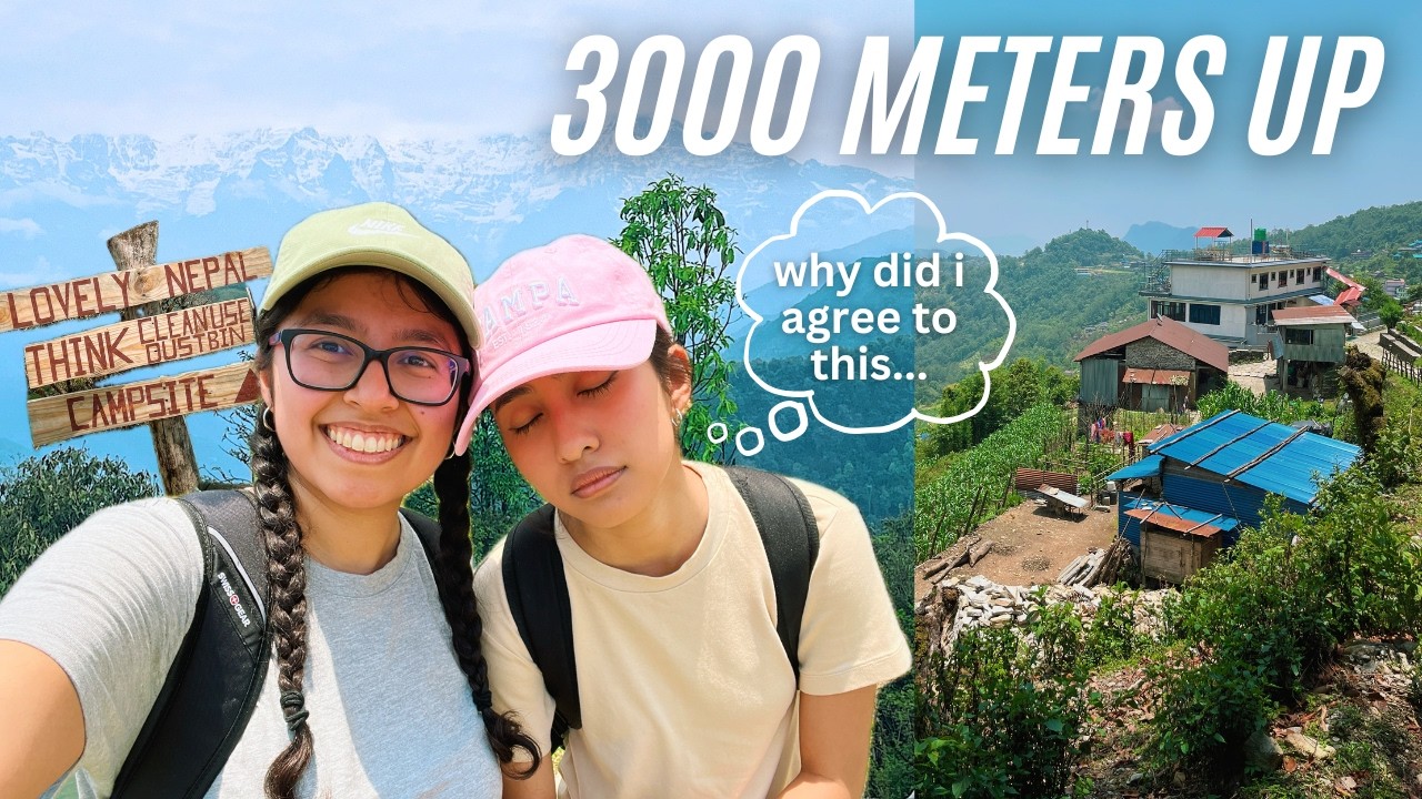 we went trekking in NEPAL for the FIRST TIME EVER!!! (insane views) | NEPAL VLOG