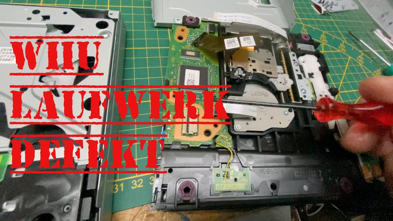 Nintendo WiiU Ungültige Disk Spiel wird nicht erkannt Laufwerk defekt