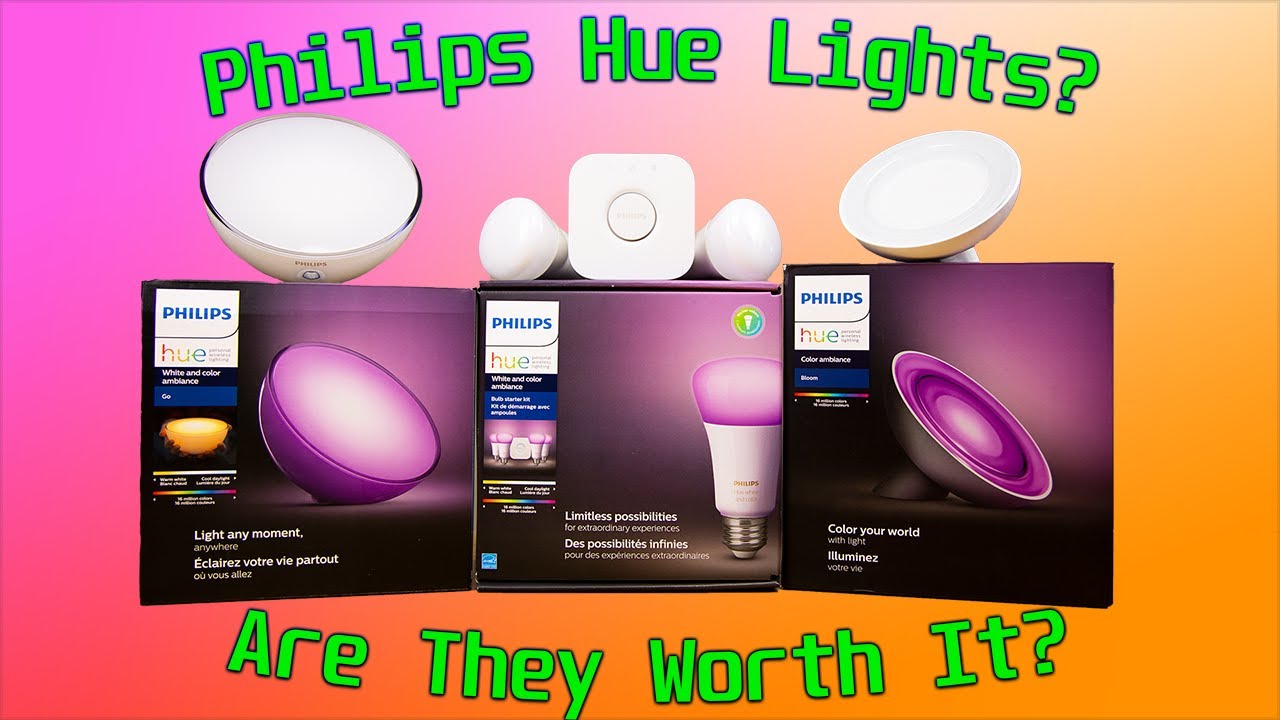 Philips Hue Starter Kit, Bloom and Go