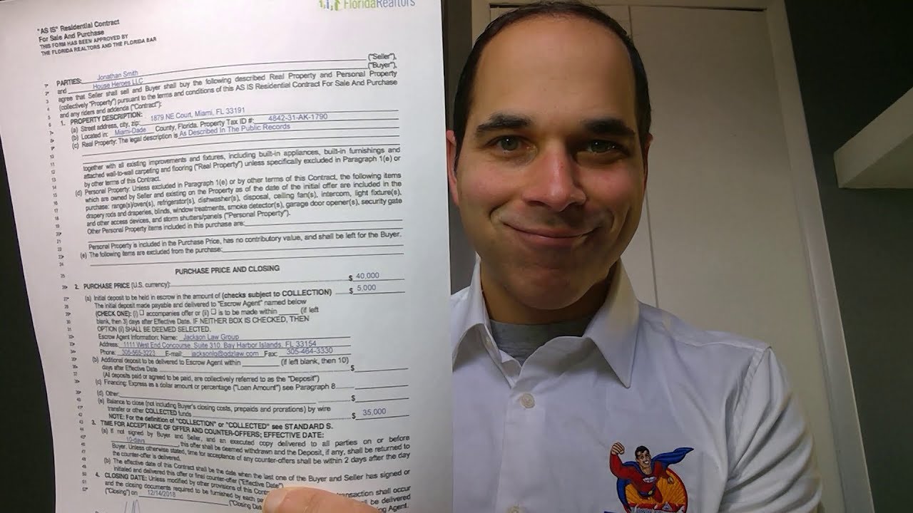 Contract Terms: AS-IS Sale