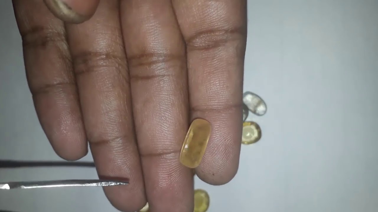 Testing real Topaz (Pukhraj) stone at India- By R.Pandey