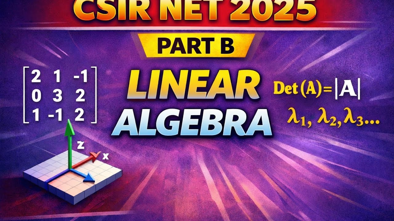 Linear algebra part B june 2025 question
