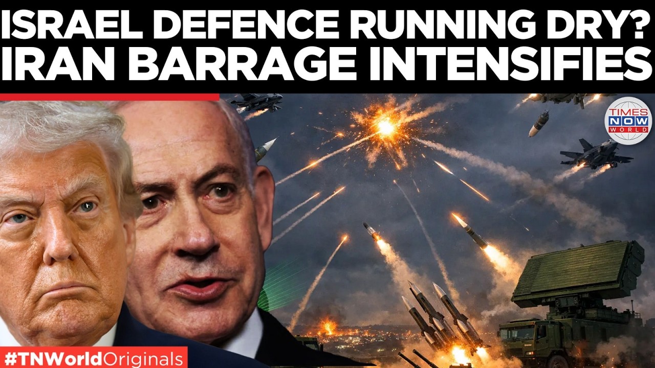 MISSILE SHIELD UNDER SIEGE: Iran Barrages Pound Israel As Interceptor Stocks Face Strain|US-Iran War