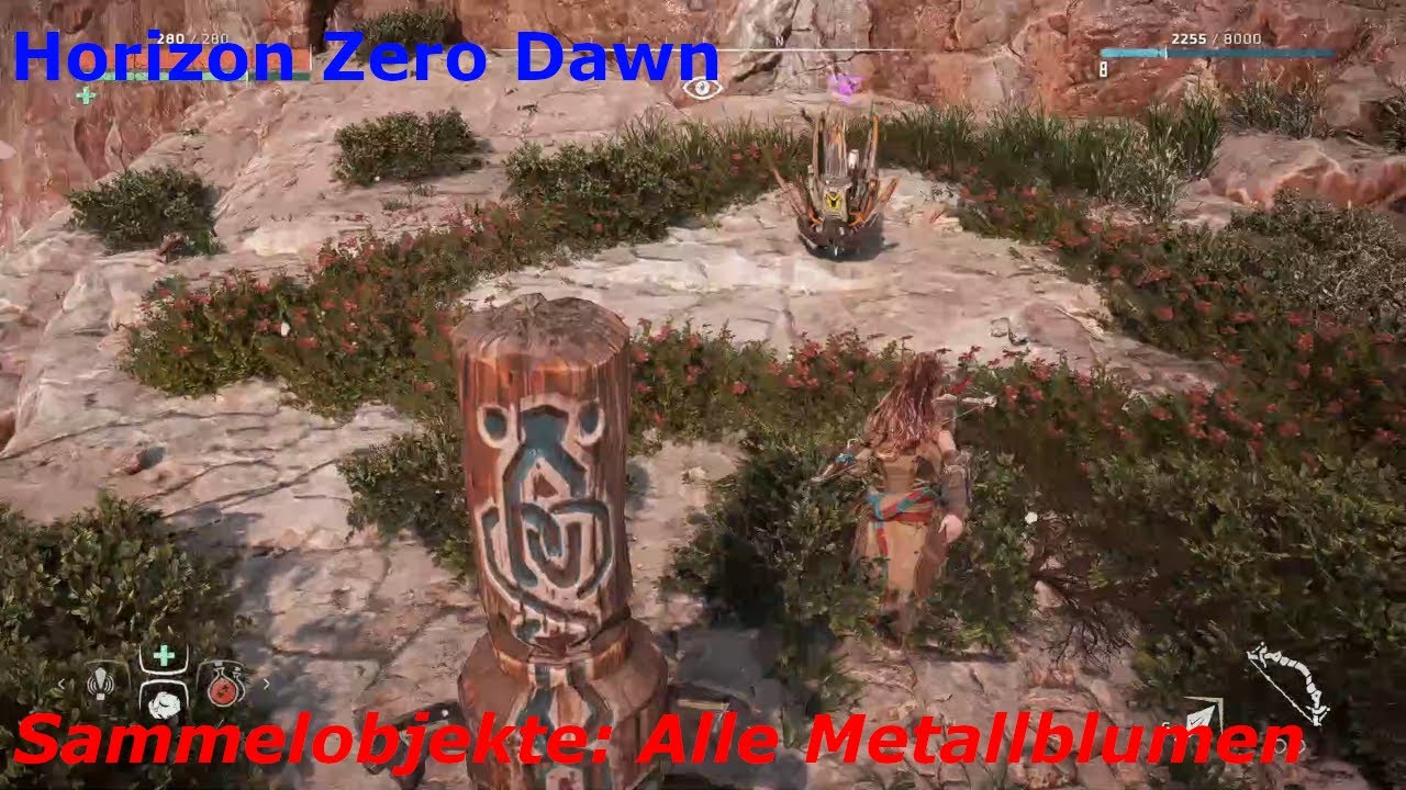 Horizon Zero Dawn Walkthrough - Sammelobjekte - Alle Metallblumen