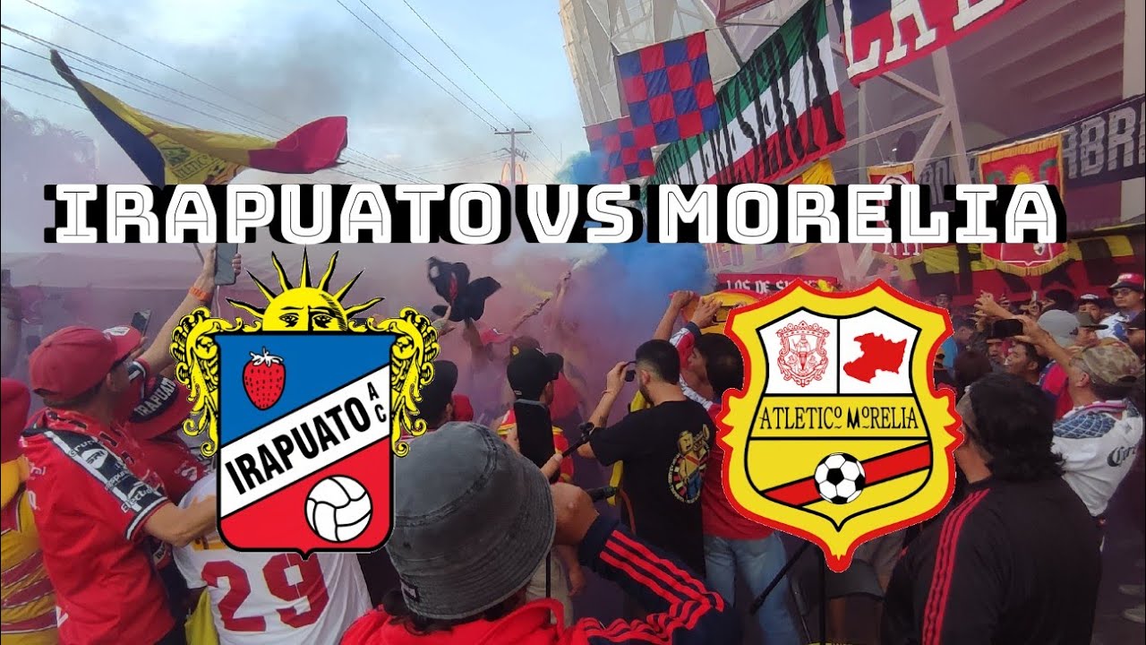 Irapuato vs Morelia previo al partido a las afueras del estadio Sergio león Chávez en la puerta 6.