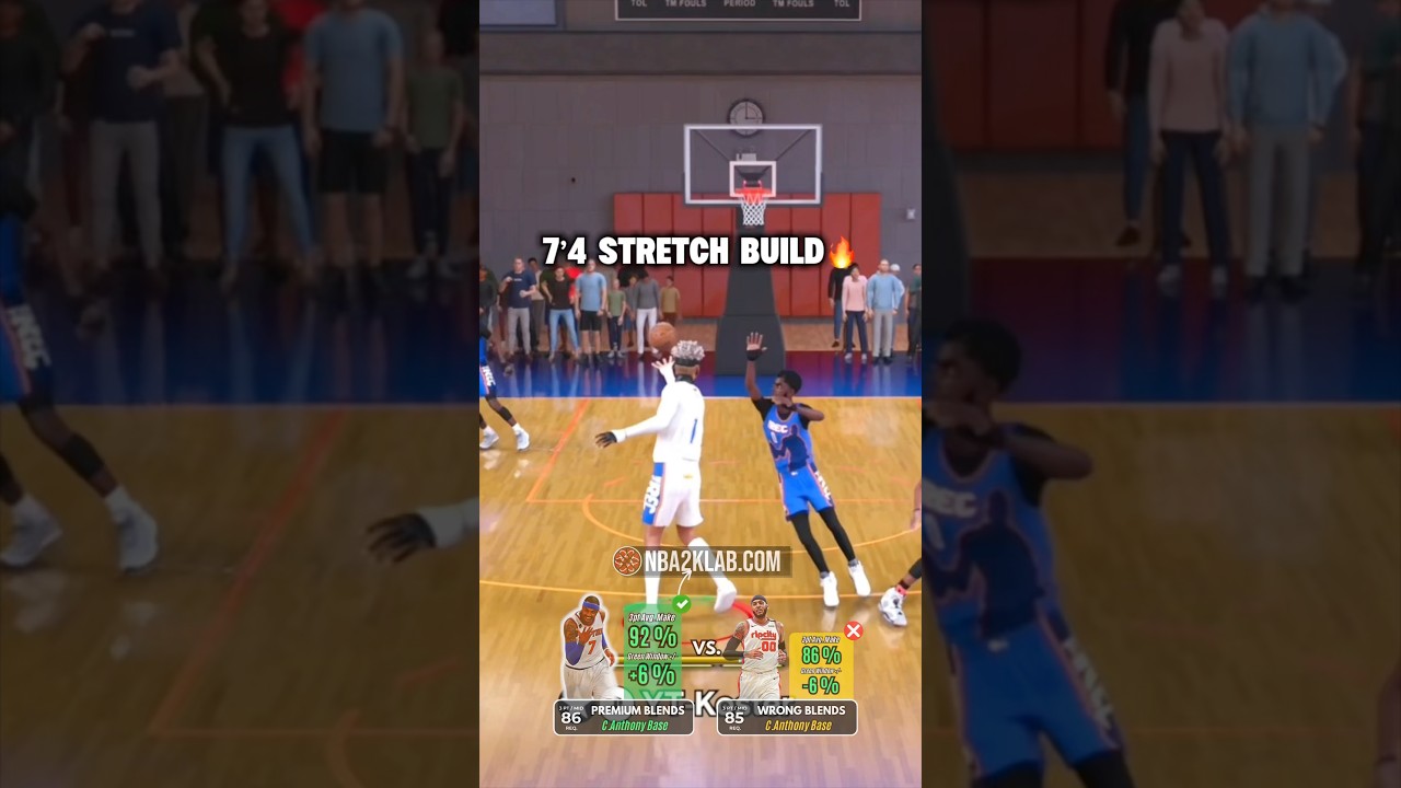 NBA 2K26 Best Big Man Build: 7’4 2 Way Inside Out Dimer
