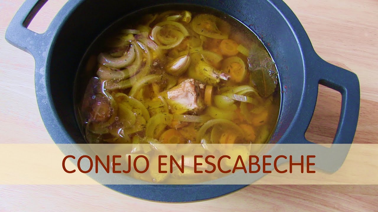 Conejo en escabeche