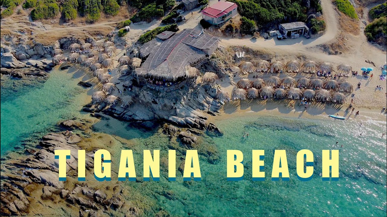 Tigania Beach 2025 (Sithonia, Greece) | Crystal Water, Boho Vibes & Epic Drone Shots