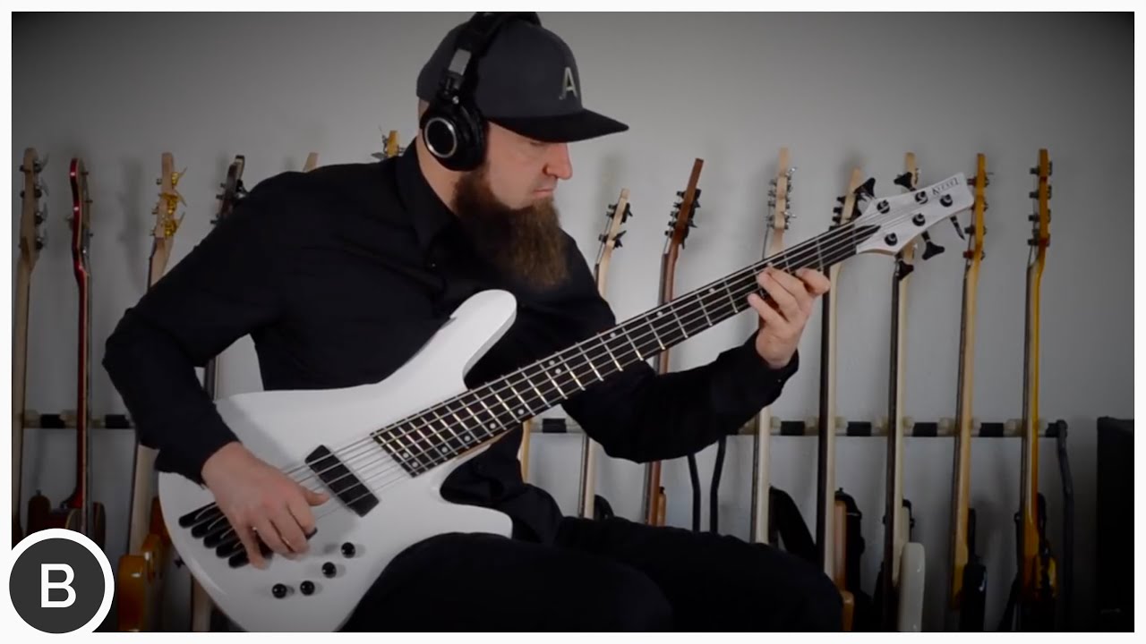 KIESEL 5-STRING FANNED FRET BASS