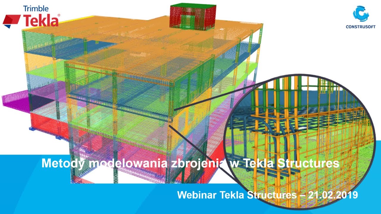 Metody modelowania zbrojenia w Tekla Structures