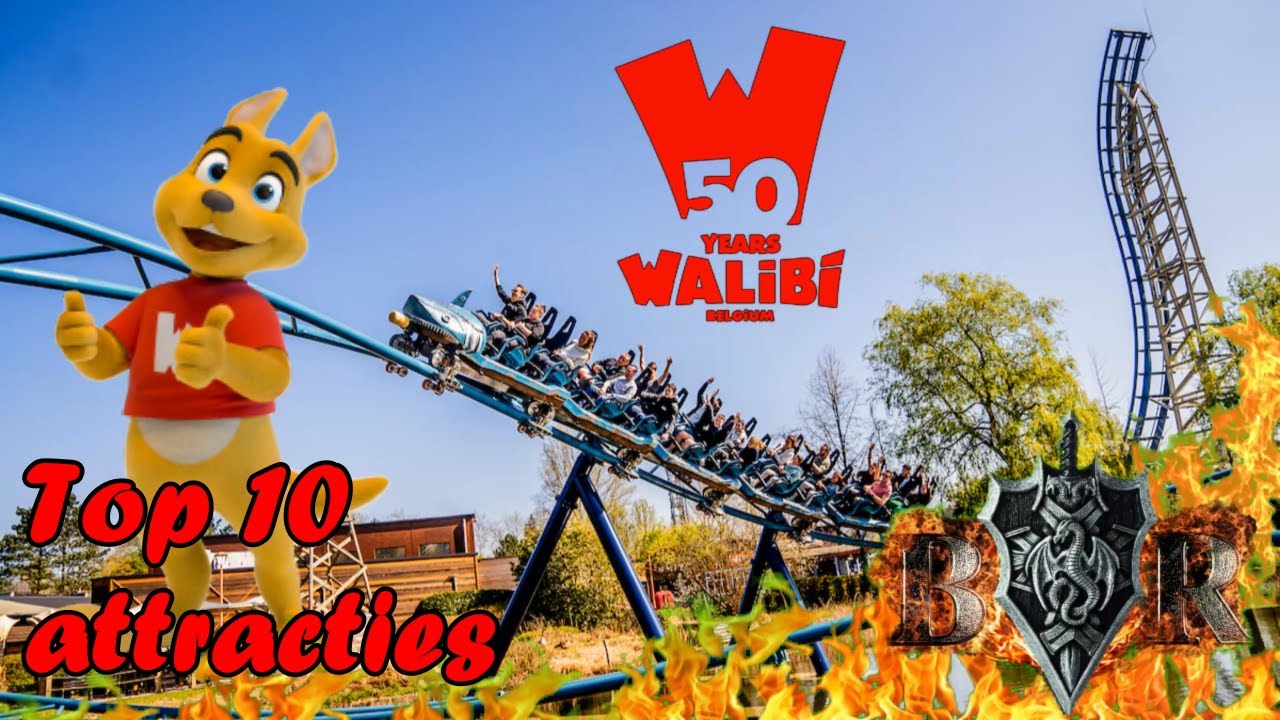 Top 10 attracties Walibi Belgium 2025