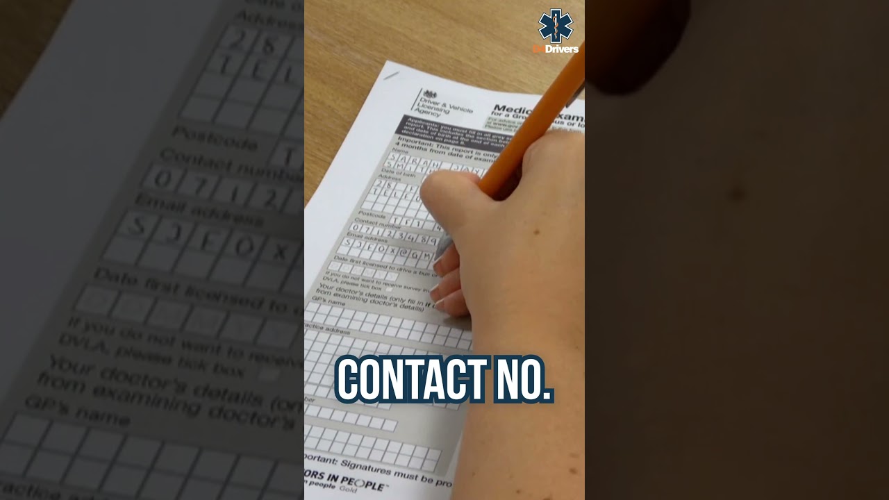 PART 1 - HOW TO FILL OUT THE D4 FORM! #d4form #hgvmedical #drivermedical #d4drivers