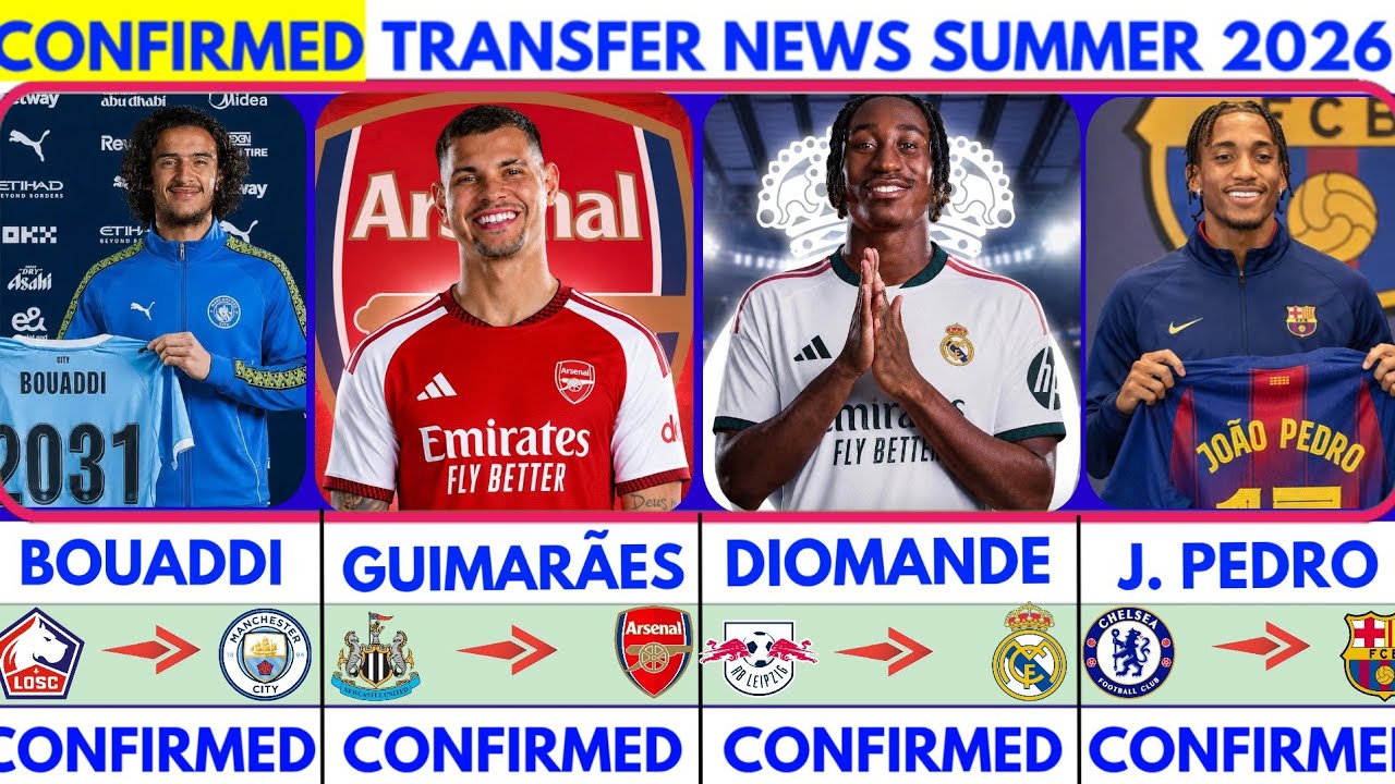 🚨LATEST CONFIRMED TRANSFER NEWS  AND RUMOURS TRANSFER NEWS  SUMMER 2026| Diomande to madrid🔥 Rodi✔️