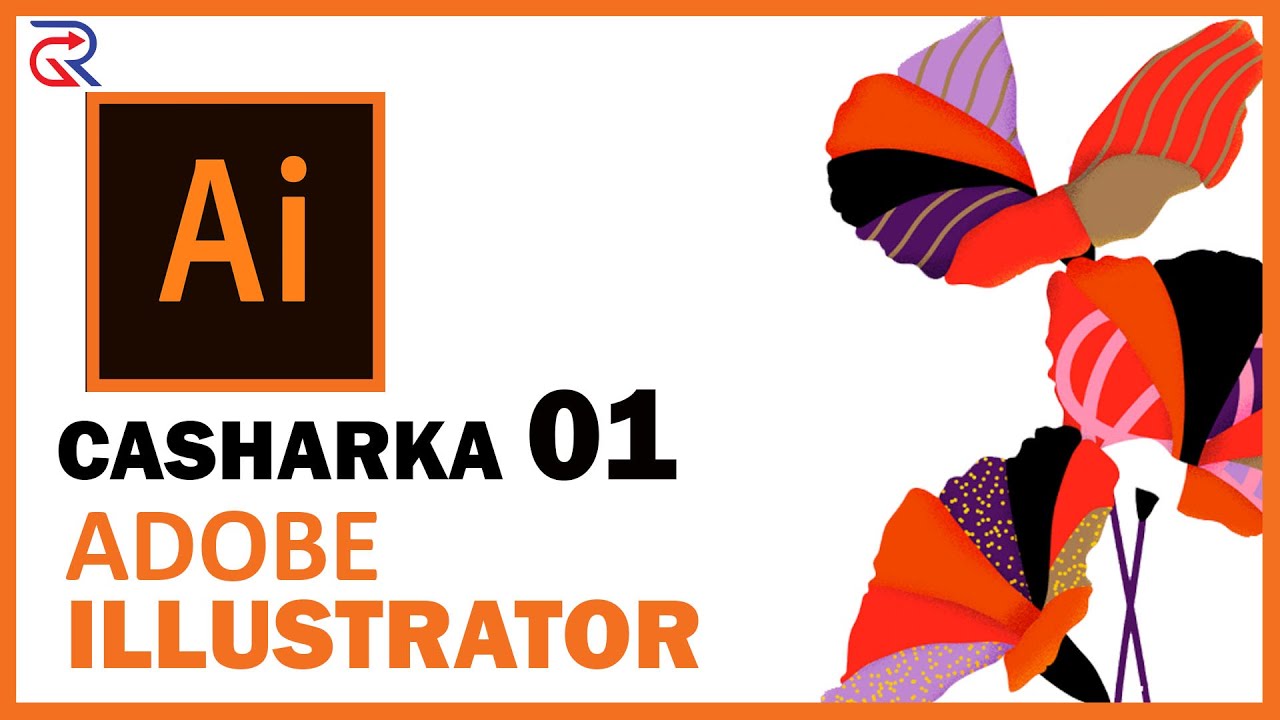 Barashada Illustrator Casharka 1aad | sharaxaad wajiga hore | menu,toll bar & panel  |