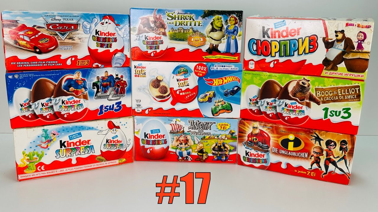 OLD Kinder Surprise Unboxing #17. Распаковка Старых Киндер Сюрпризов.Выпуск 17.Alte Ü-Ei Unboxing 17