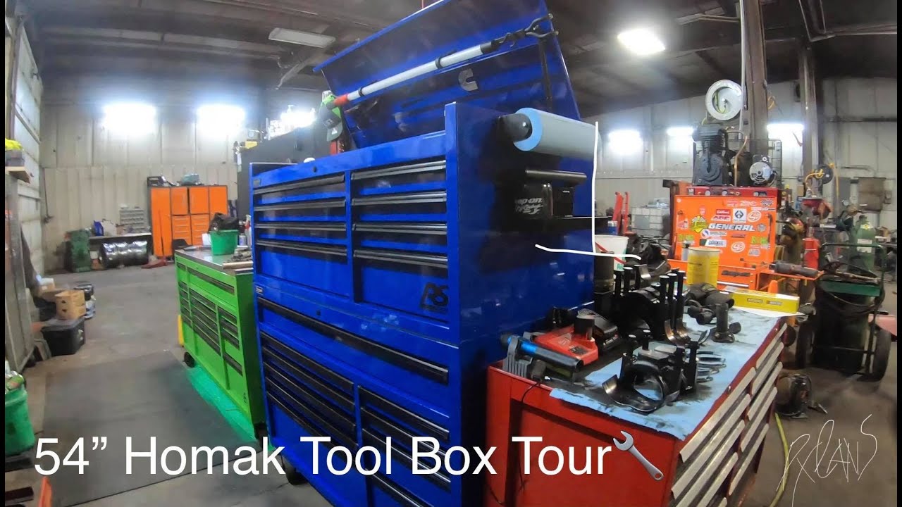 Beginner Diesel Tech Tool Box Tour || 54” Homak