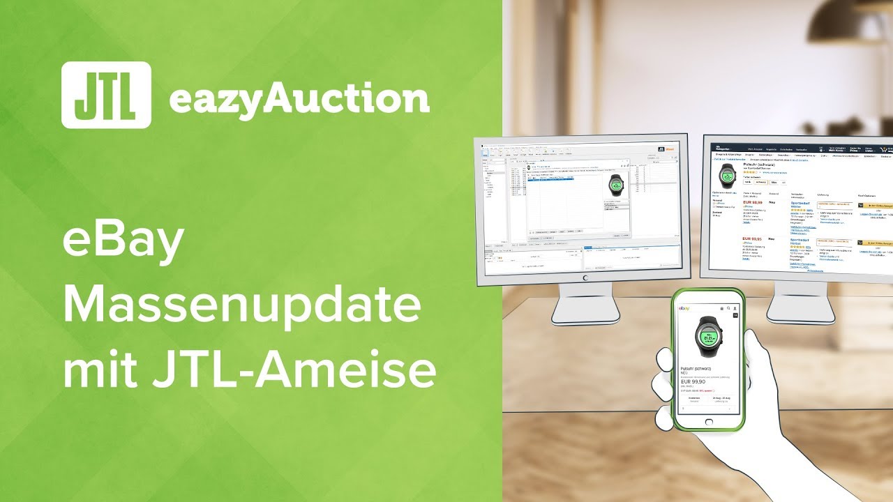 Massenupdate von eBay-Preisen mit JTL-Ameise - JTL-eazyAuction
