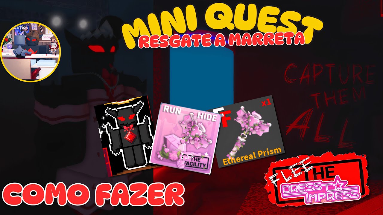 🚨 COMO RESGATAR A MARRETA RÁPIDO E FÁCIL da NOVA COLLAB no  Flee The Facility x Dress To Impress