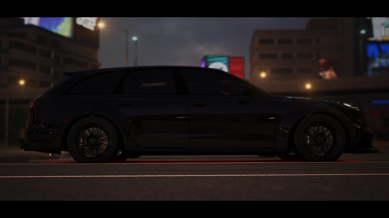 cutting up carx with a widebody Audi RS6